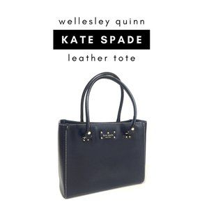 Kate Spade Wellesley Quinn Leather Tote Handbag